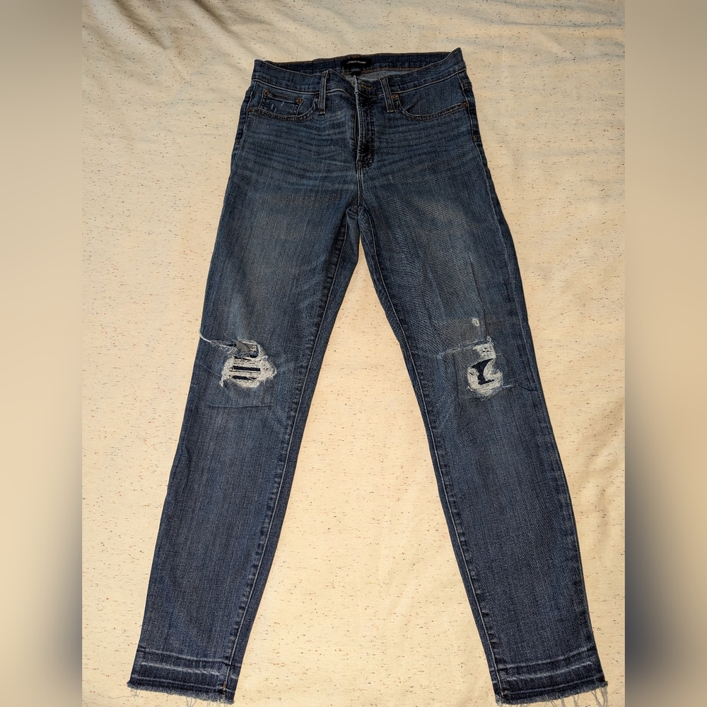 J. Crew women's distressed jeans